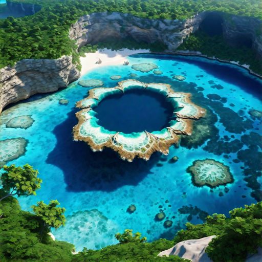 Image depicting Great Blue Hole: Nature's Unreal Marvel