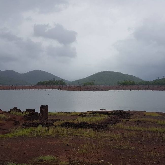 Image depicting Curdi underwater village in Goa