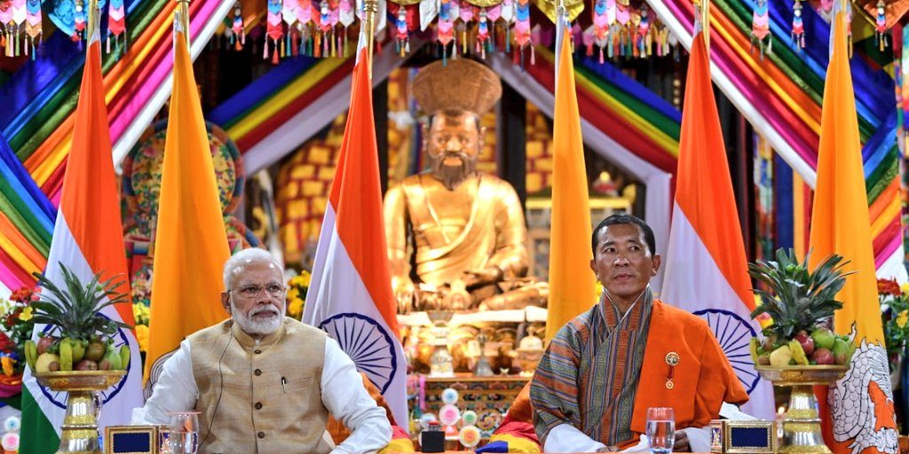 Image depicting India signs 10 MoUs with Bhutan