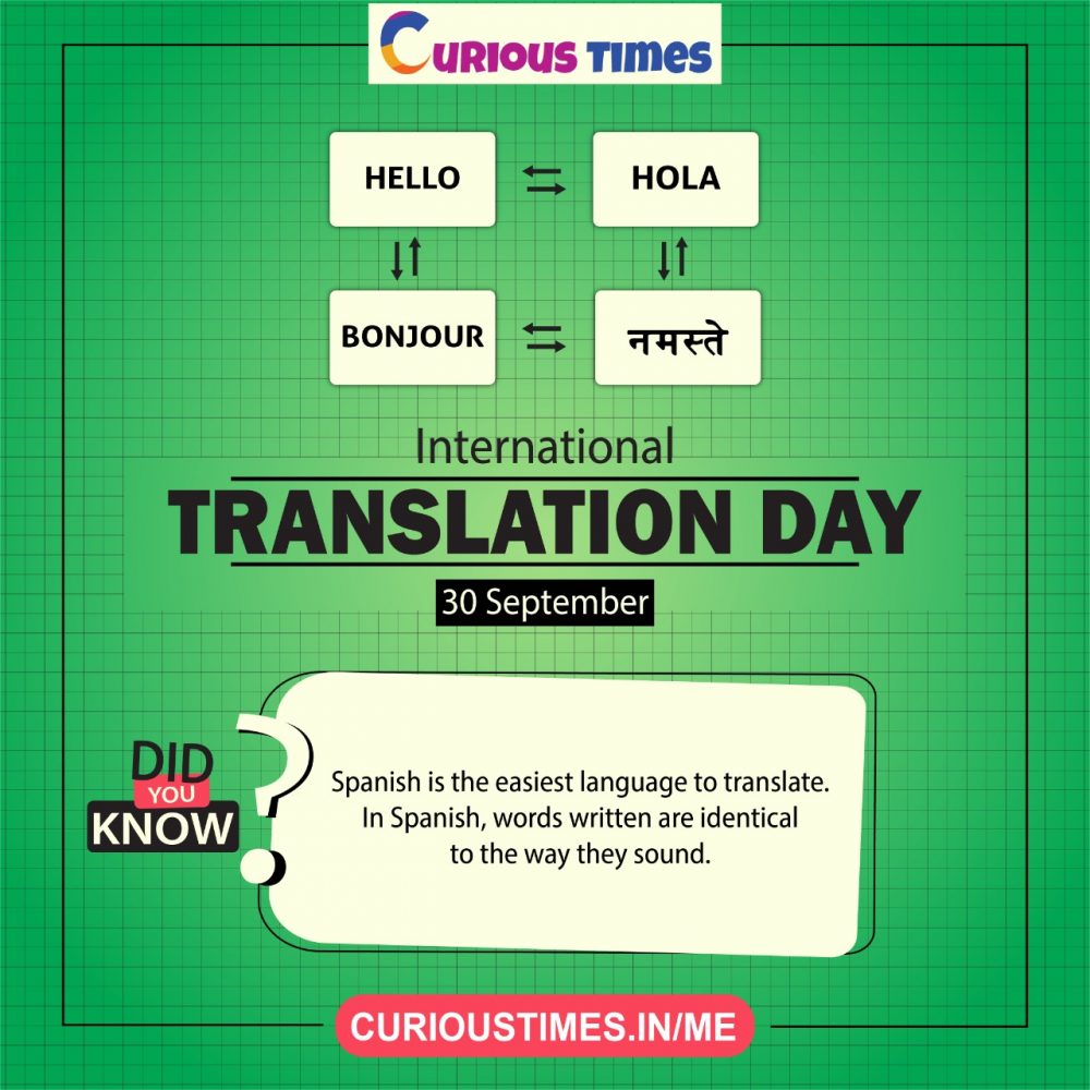 Image depicting International Translation Day - 30 September