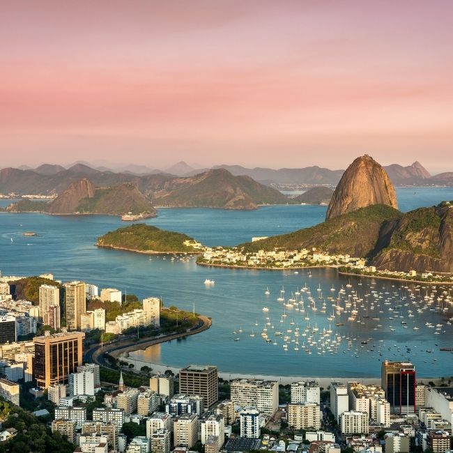 International Travel Map - Rio de Janeiro, Brazil!
