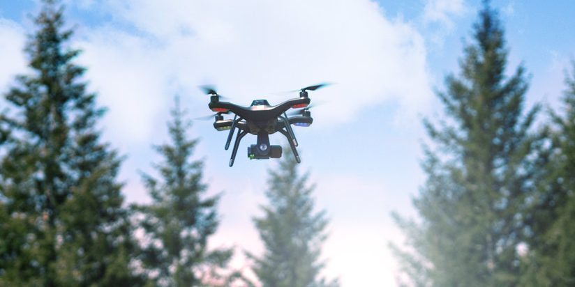 Afforestation using drones