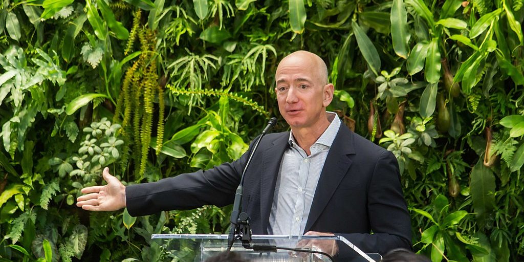 image depicting Jeff Bezos announces he is stepping down as Amazon chief executive