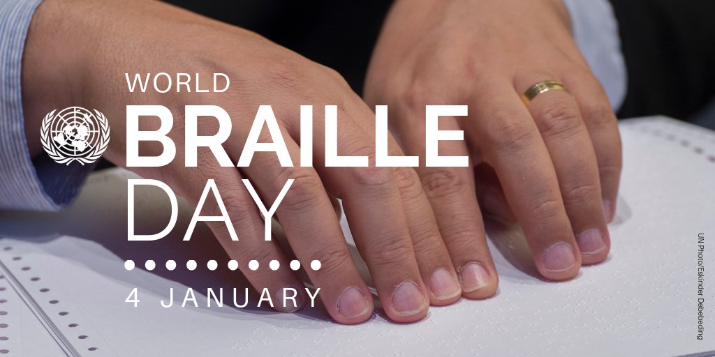 image depicting World Braille Day - 4 January