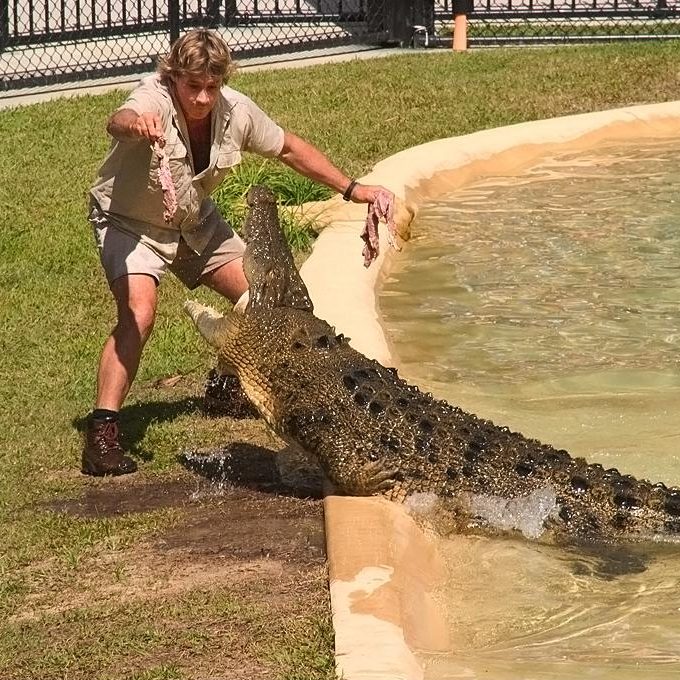 image depicting Steve Irwin - crocodile hunter