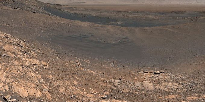 Panorama from Curiosity rover