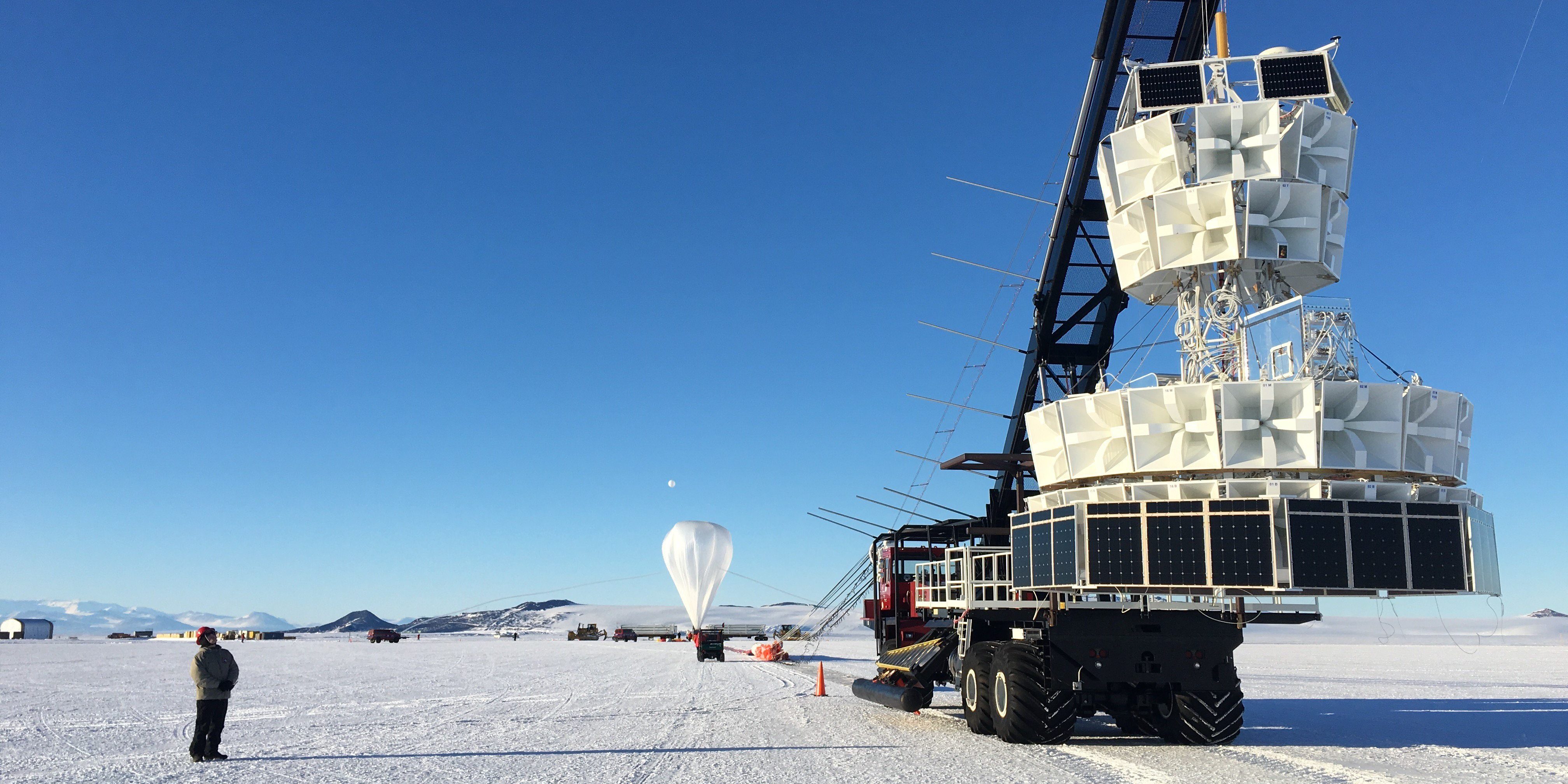 Image depicting NASA, as in, NASA finds particles in Antarctica which defy all known laws of physics