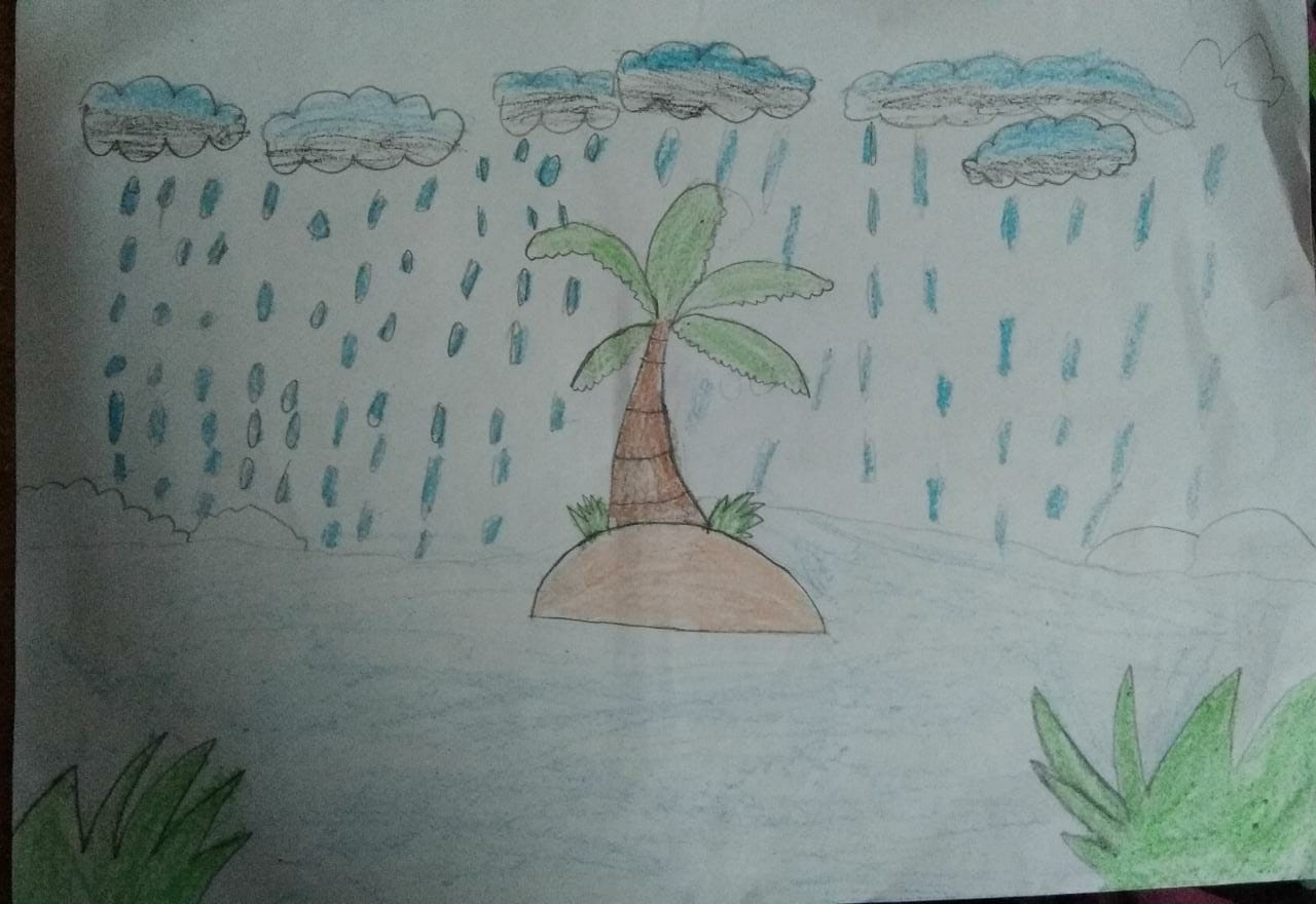 Wonderful Raindrop presentation by kids in online class  @hyderabad_international_school | Instagram