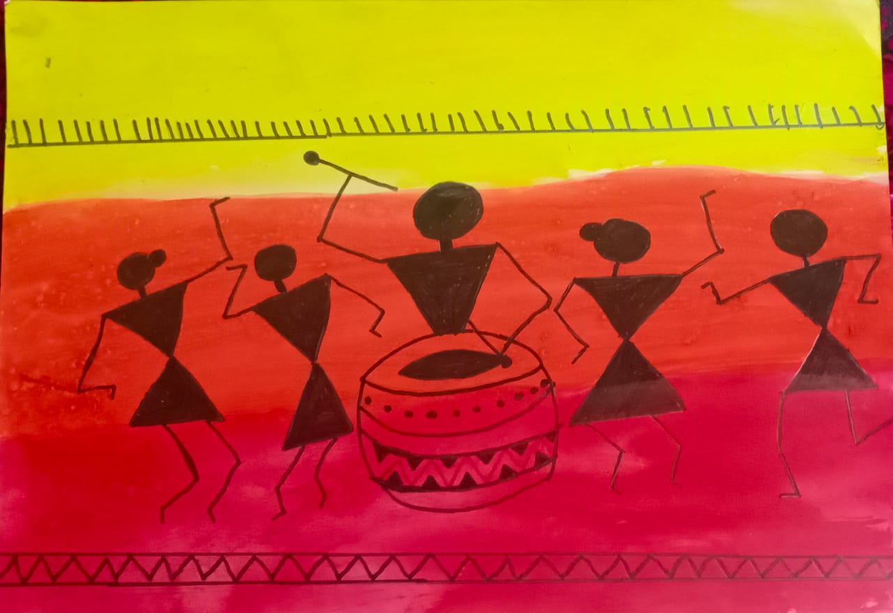 warli art class 3