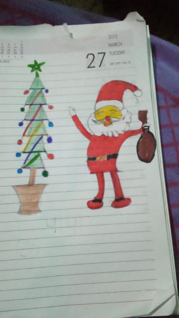 Easy and simple Santa Claus and Christmas tree drawing [VIDEO] | Lifestyle  Videos - News9live