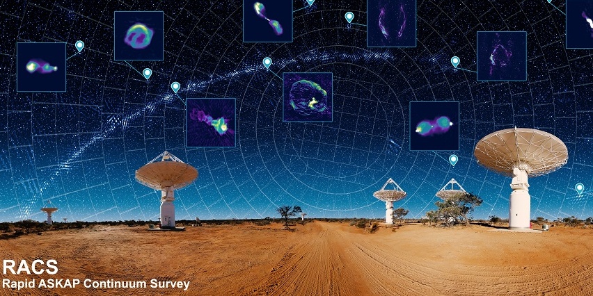 Image depicting mapping as new telescope is one of the fastest in universe mapping