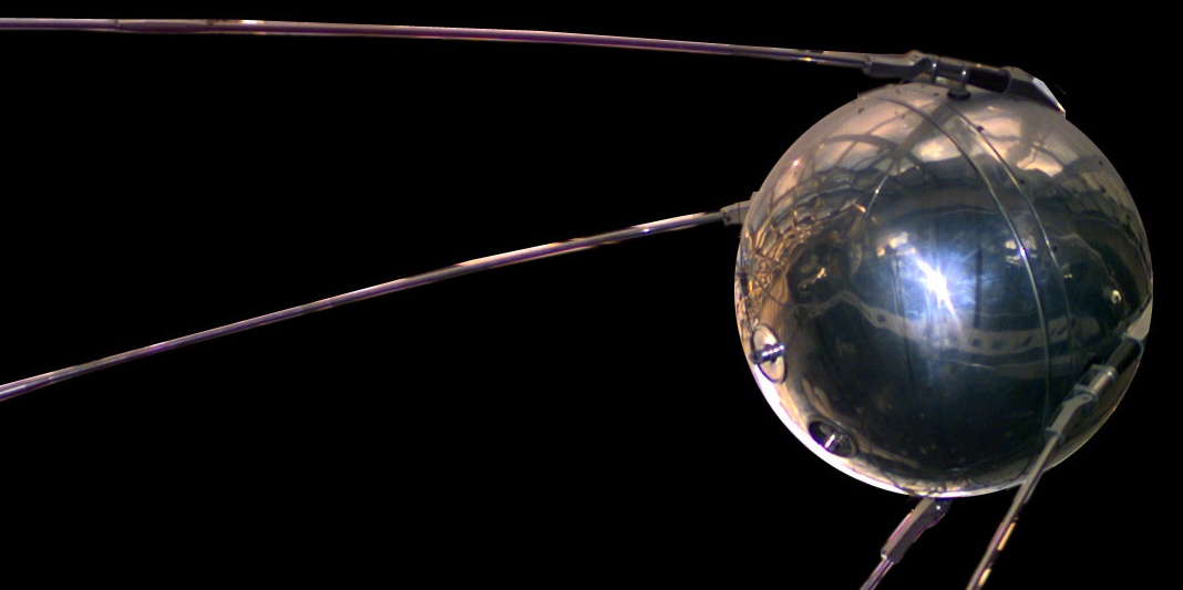 Image depicting Sputnik 1, earth's first artificial satellite
