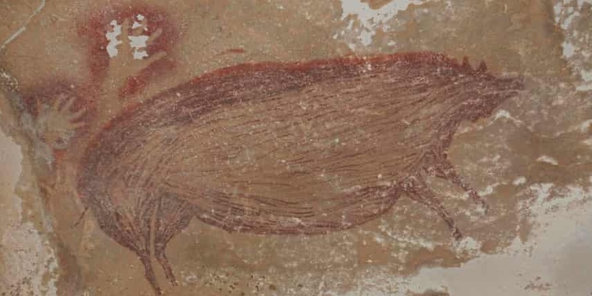 45,500-year-old cave painting shows oldest painting of an animal