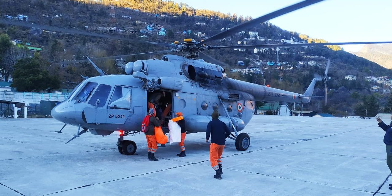 image depicting Rescue work underway in Uttarakhand after glacier burst, Top news of the day - 8 February 2021