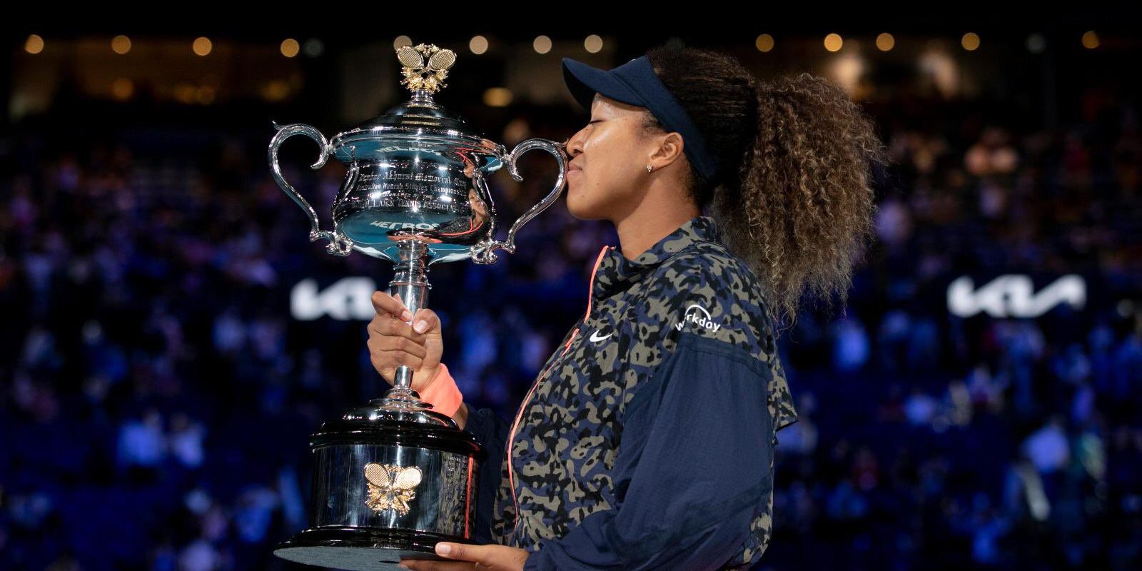 image depicting Naomi Osaka, Novak Djokovic win 2021 Australian Open