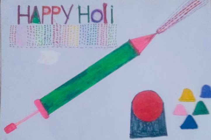 Happy Holi Drawing • ShareChat Photos and Videos