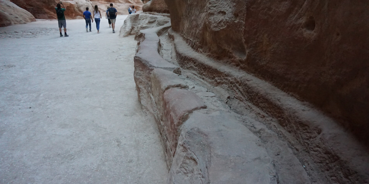 Image depicting The desert city of Petra had a water system