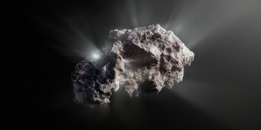 Image depicting interstellar comet Borisov