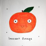 Image depicting orange, doodle
