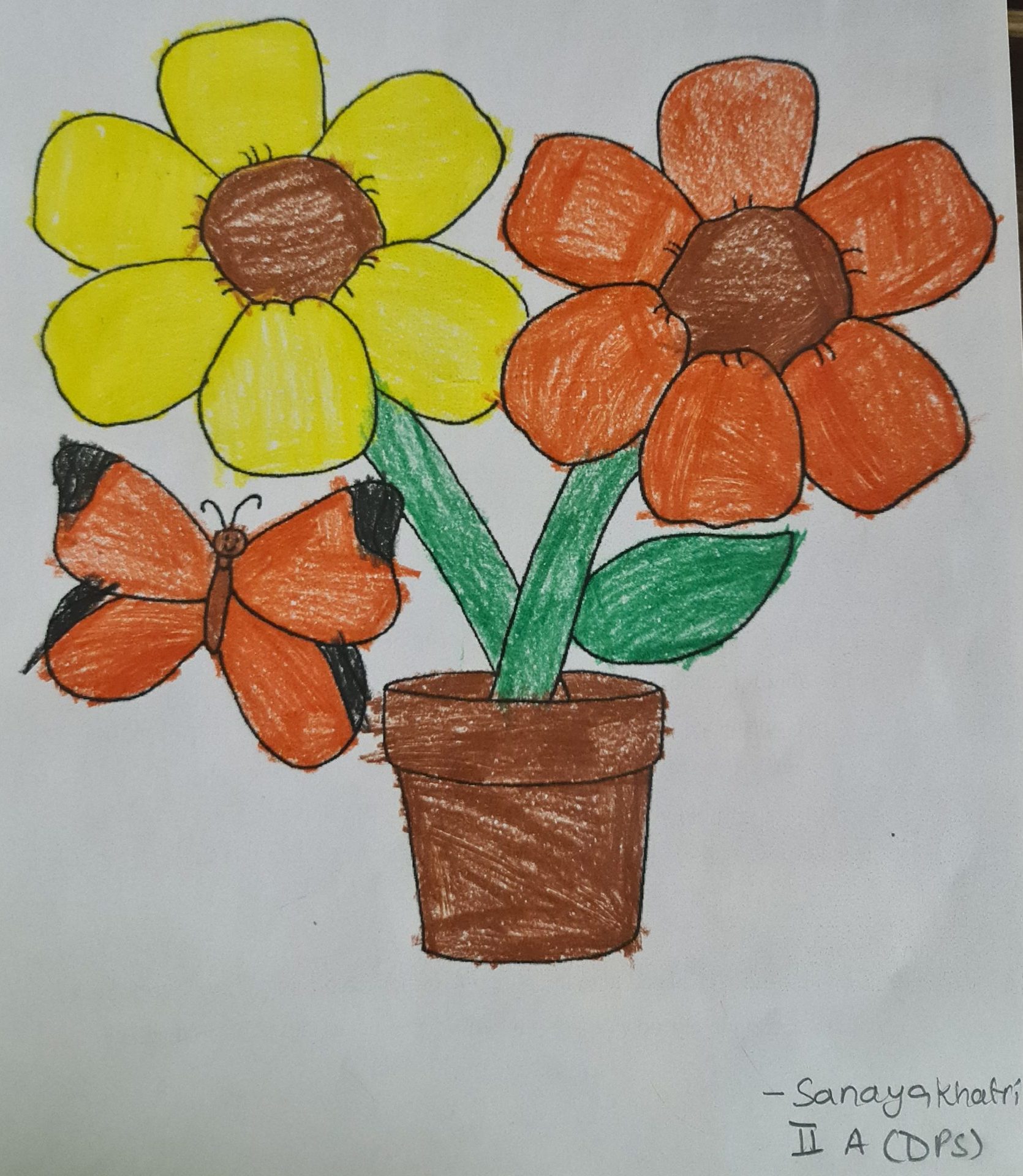 Image depicting Easy Flowers to Draw for Kids Art