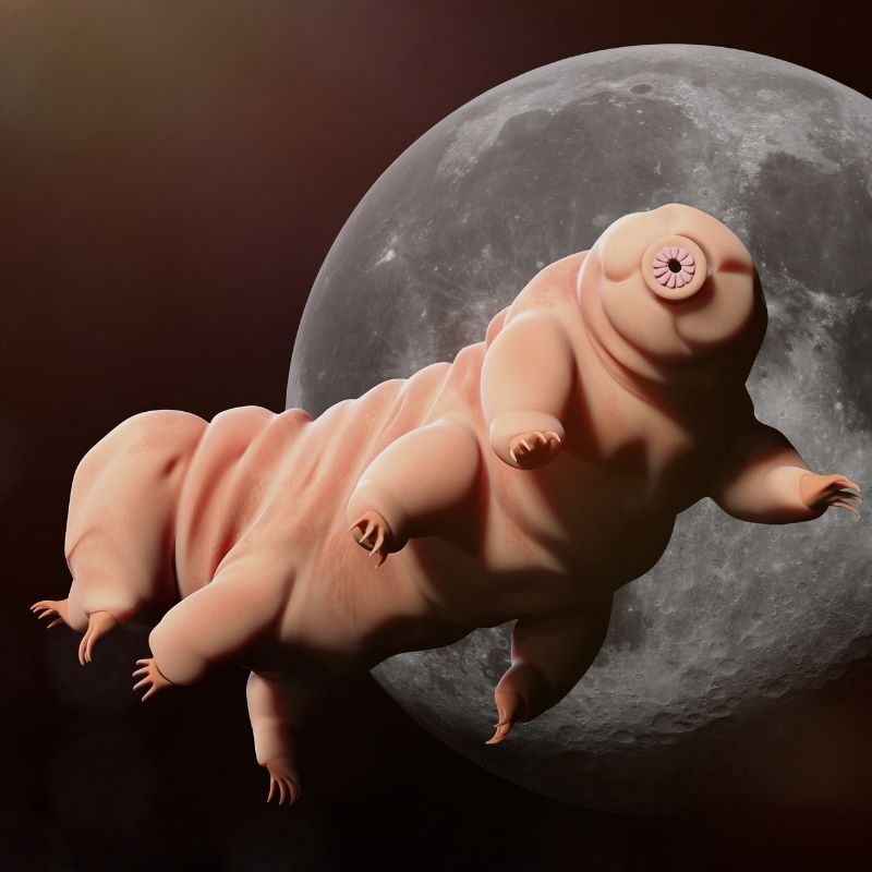 Image depicting water bears or tardigrades