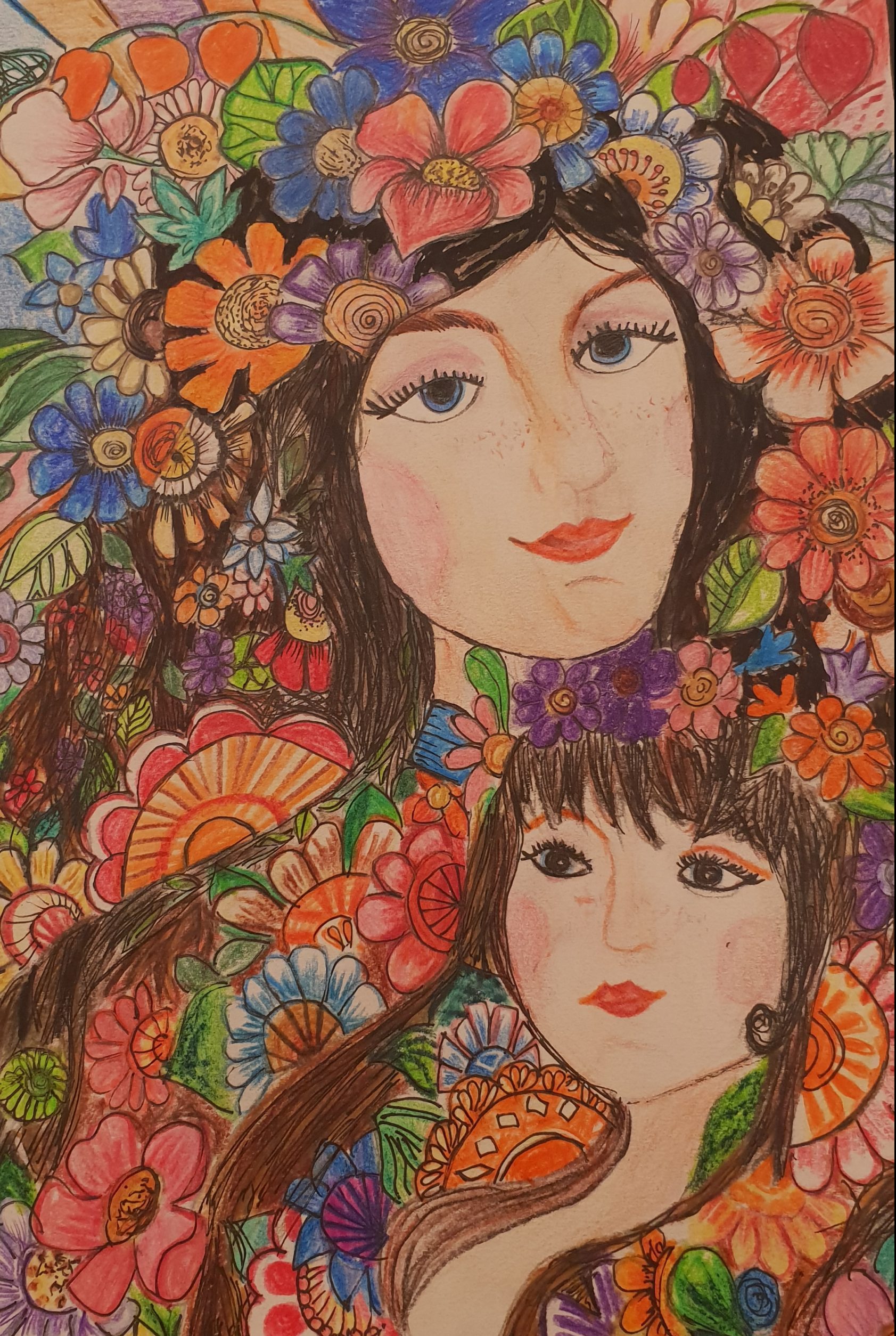 Image depicting mother and daughter, World Environment Day