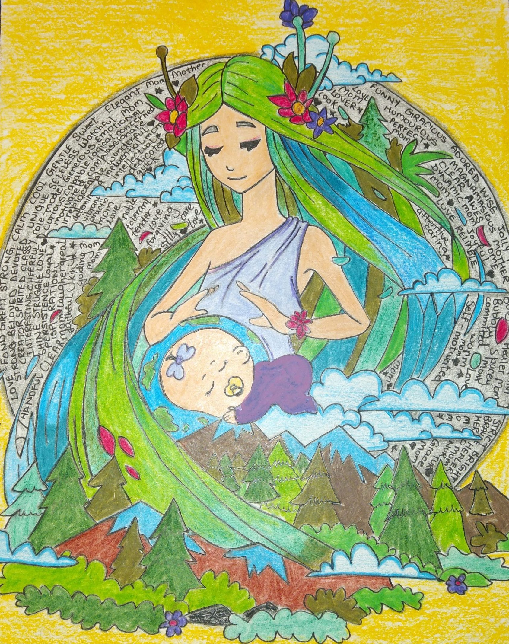 Image depicting earth, mother earth,