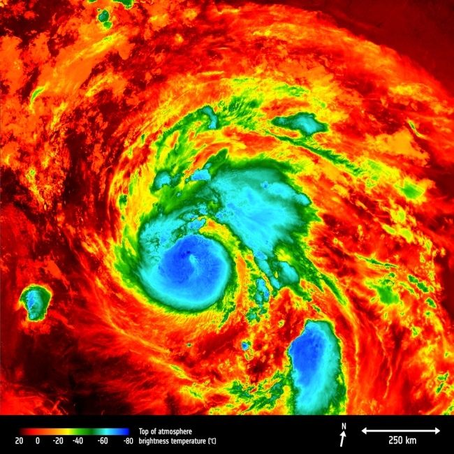 Hurricane releases energy of 10,000 nuclear bombs