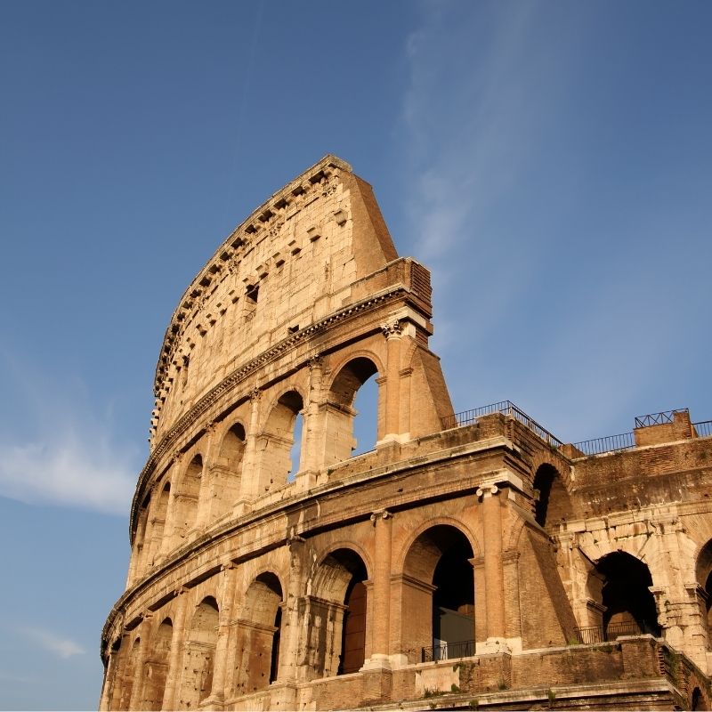 You can see the underground of Rome's Colosseum