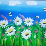 Image depicting Easy Landscape Painting: Simple Flowers for Kids