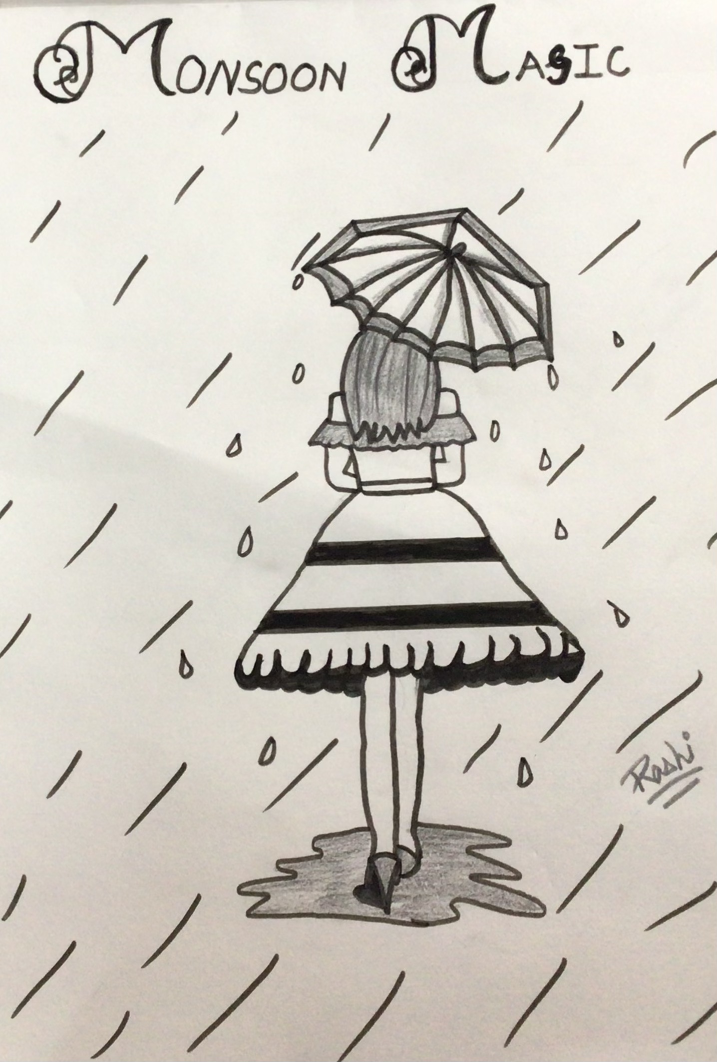 Drawing: My Favourite Rainy Season | Curious Times-saigonsouth.com.vn