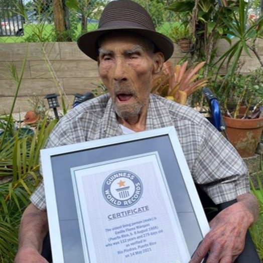 Image depicting Emilio Marquez as in, World's oldest man is a 112-year-old former farmer