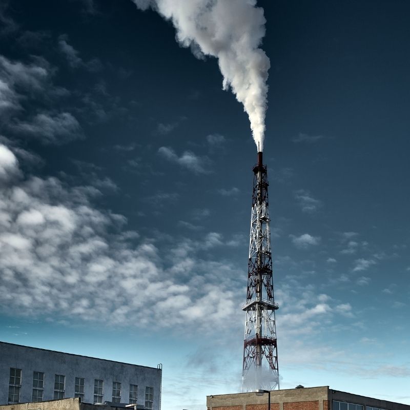 Image depicting pollution, as in, India's poorest 10% face nine times air pollution than the richest 10%