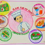 Image depicting Healthy Diet Chart: Family Food Fun with Crayons