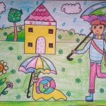 Image depicting Nature Drawing with Crayons For Kids