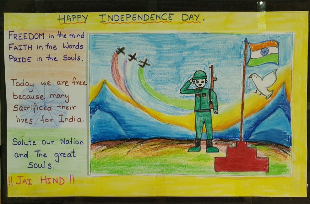 Drawing of Independence Day – India NCC-saigonsouth.com.vn