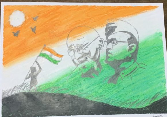 How to draw Independence Day INDIA Step by Step-nextbuild.com.vn