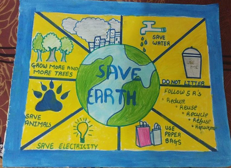 poster presentation on save our mother earth