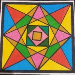 Image depicting Triangle Drawing: Geometric Pattern Fun