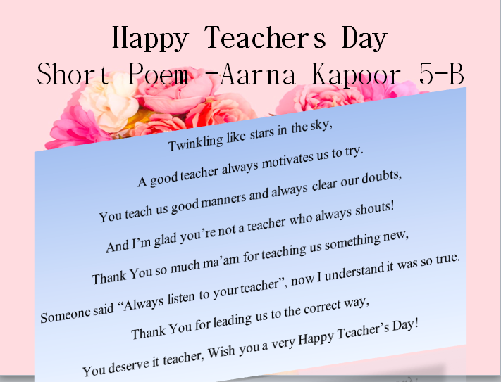 Happy Teachers' Day! | Curious Times