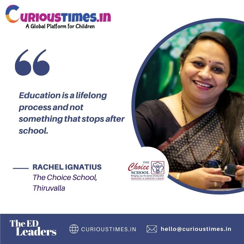 Image depicting Ed Leader - Rachel Ignatius, The Choice School, Thiruvalla