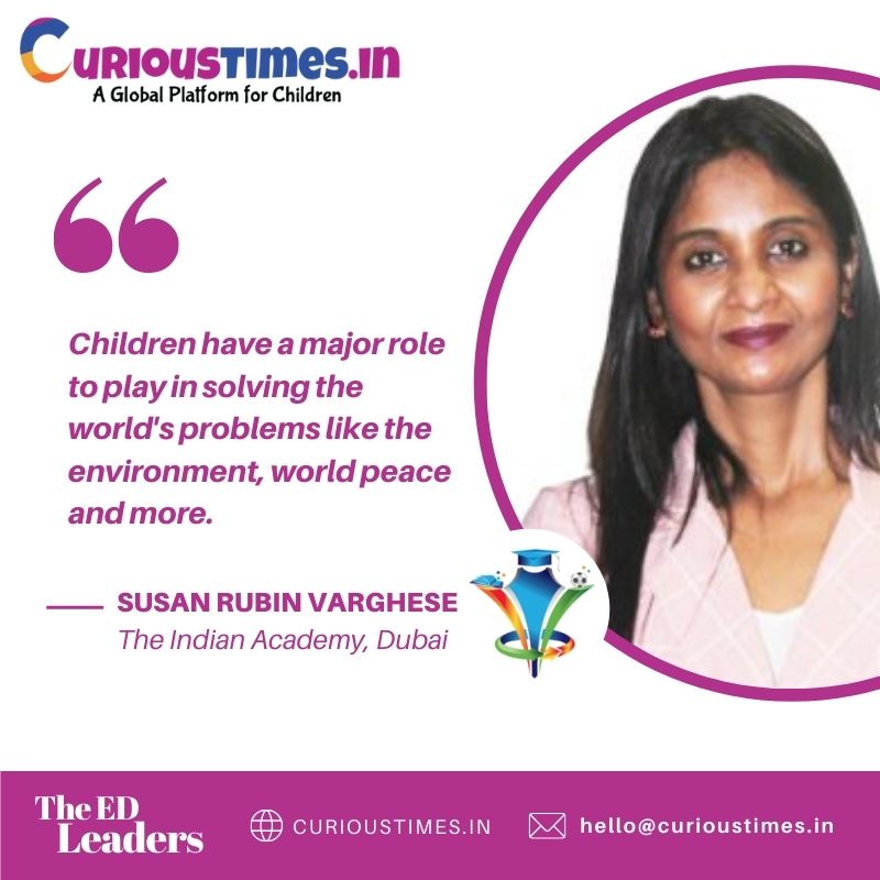 Image depicting Ed Leader - Ms. Susan Rubin Varghese, The Indian Academy, Dubai