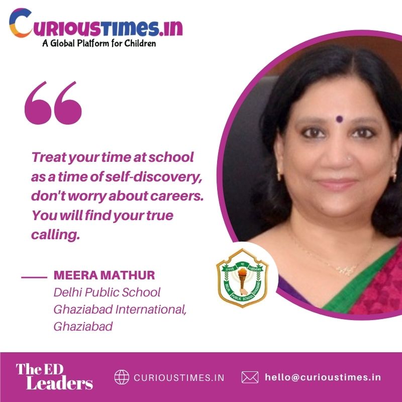 Image depicting Ed Leader - Ms. Meera Mathur, Delhi Public School Ghaziabad International