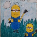 Image depicting A Minion Drawing: Easy Art for Kids