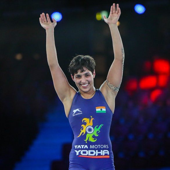 image depicting Anshu Malik is first Indian woman to win silver at Wrestling World Championships