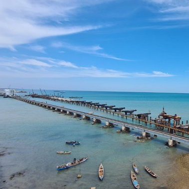 image depicting See the new Pamban Bridge, India's first vertical lift sea bridge