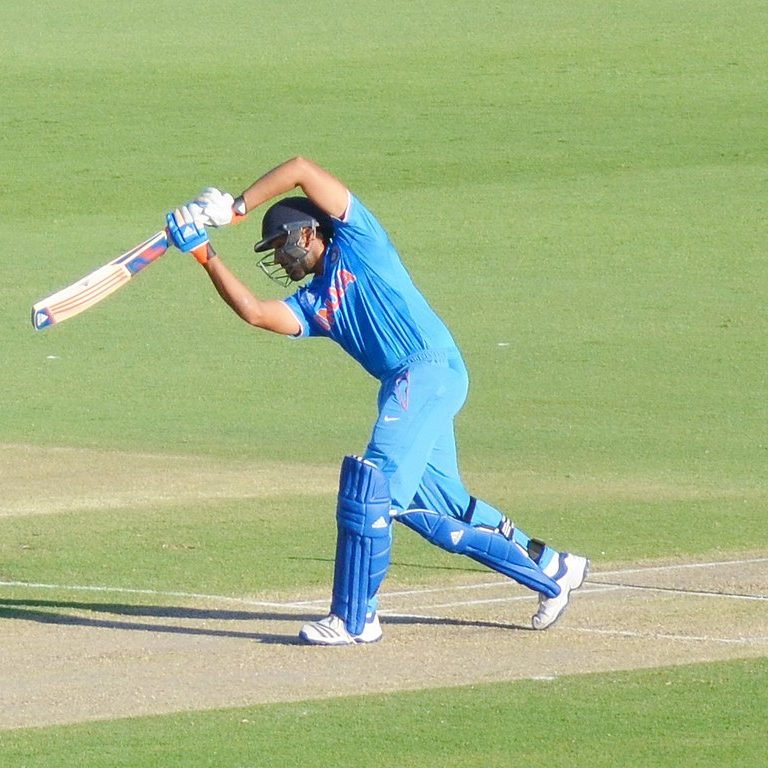 image depicting And it's SIX!.... Rohit Sharma hits 150 sixes in T20I