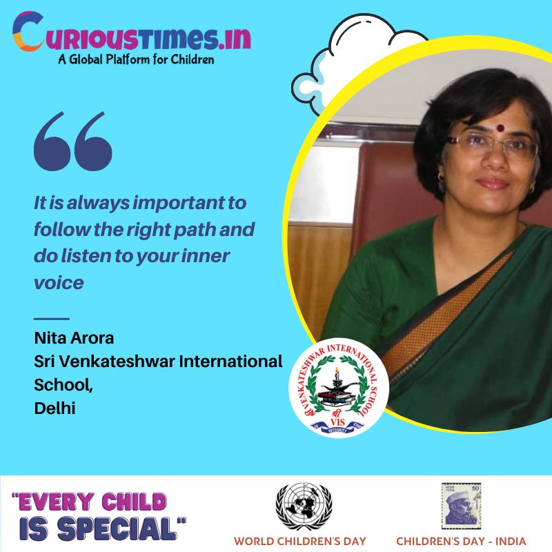 Children's Day Talk - Nita Arora, Sri Venkateshwar International School