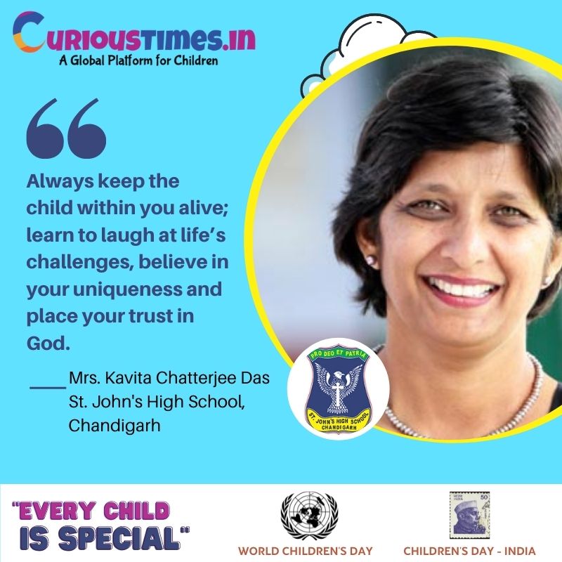 Image depicting Children's Day Message - Kavita Chatterjee Das, St. John's