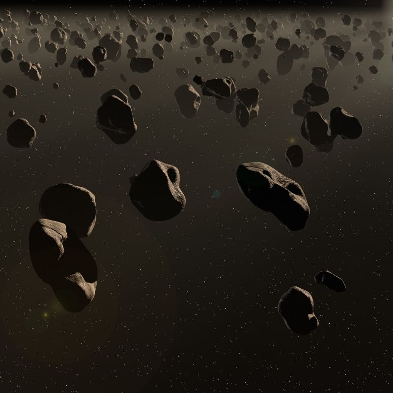 image depicting NASA's DART mission will crash into an asteroid